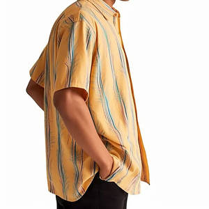 เสื้อฮาวายแฟชั่นใหม่สำหรับผู้ชาย ผ้าทนทาน ขายดี กำลังฮิต น้ำหนักเบา ราคาถูก คุณภาพสูง - Product Image 6