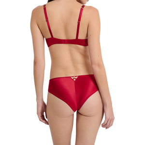 Culotte hipster en dentelle brodée pour femme, lingerie quotidienne extensible et douce, spandex/polyester 160g - Product Image 3