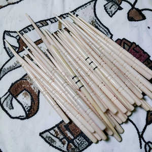 Cuchillo de bolsillo hecho a mano con hueso de búfalo blanco y mango de madera a precio económico. - Product Image 6