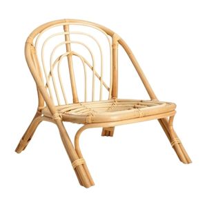 High Quality Boho Rattan <b>Kids</b> Chair Children Furniture Nursery Room Woven Decorative Toddler Seating Wholesale Factory Price - Product Image 1