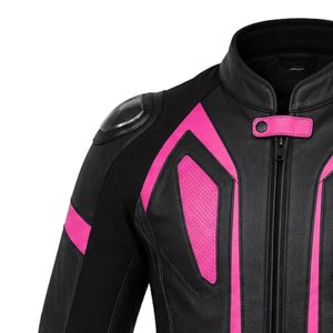 Black <b>Pink</b> Motorbike <b>Jacket</b> for Men Motorcycle Protective <b>Jacket</b> Lightweight Riding Gear Windproof Racing Sports Wear Touring - Product Image 4