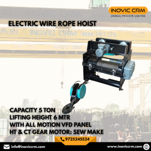 รอกไฟฟ้าแบบใช้สายเคเบิลพร้อมระบบควบคุม VFD รุ่นใหม่ |   โครงสร้างโลหะคุณภาพสูง ประหยัดพลังงาน ยกของได้อย่างแม่นยำ รับน้ำหนักได้มาก - Product Image 2