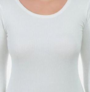 Camiseta térmica cómoda para mujer, ropa interior térmica informal y cálida para mujer, capa base térmica de algodón premium para mujer - Product Image 4