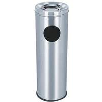 Poubelles à Cigarettes Réutilisables Écologiques en Acier Inoxydable Bold Blossom, Type Couvercle Roulant, pour Intérieur/Extérieur, Vente en Gros