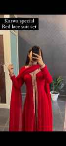 Hermoso Vestido Anarkali de Diseño Indio-Pakistaní en Tela Georgette con Estampado Digital, Ideal para Bodas, Eventos Casuales y Uso Tradicional Femenino - Product Image 3