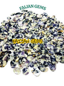 Cabujones únicos de piedras preciosas sueltas de fluorita natural en todas las formas y tamaños Cristal pulido para la fabricación de joyas - Product Image 3