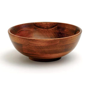 Ensaladera de madera de acacia de alta calidad, perfecta para ensaladas, verduras y centro de mesa decorativo único, venta directa de fábrica al por mayor - Product Image 6