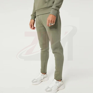 Sudadera con capucha y pantalones deportivos de diseño personalizado de fábrica para hombre, 100% algodón, conjunto deportivo grueso de gran tamaño para corredores unisex - Product Image 5