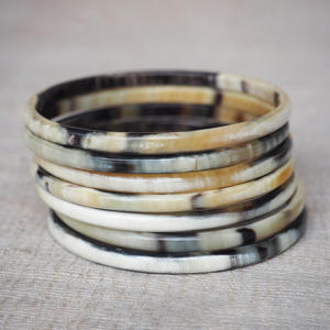 Most and Hot Sell Buffalo Horn <b>Bracelet</b> Used to create versatile and natural looking statement pieces and <b>stacked</b> bangles. - Product Image 3