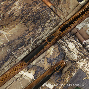 Vestes de chasse d'hiver pour hommes en denim, polaire thermique, softshell silencieux, imperméables, camouflage, en duvet de canard - Product Image 3