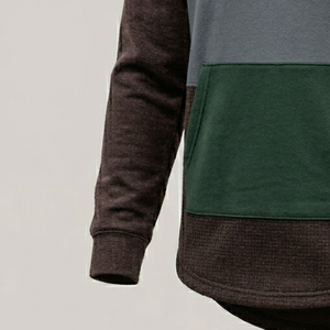 Sweat-shirt à capuche personnalisé en molleton épais, style streetwear moderne, OEM/ODM, personnalisation de marque - Product Image 2