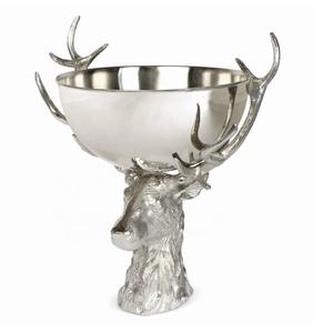 Nouveauté Refroidisseur à vin en métal martelé avec poignées Seau à champagne Outils de bar en métal d'Inde Refroidisseur à glace en aluminium - Product Image 5