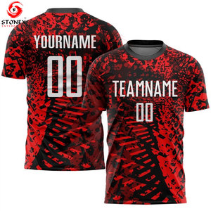 เสื้อฟุตบอลแบบกำหนดเองได้เองสำหรับทุกเพศ แห้งเร็ว ชุดฟุตบอลแบบสั้น พิมพ์ลายแบบ Sublimation เต็มตัว ชุดทีม ขายส่งชุดกีฬา - Product Image 3