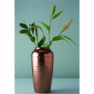 Ensemble de vases en métal verni modernes, style nordique minimaliste, pot à fleurs en glaçure, vases décoratifs de table pour la maison, l'hôtel, le salon - Product Image 3