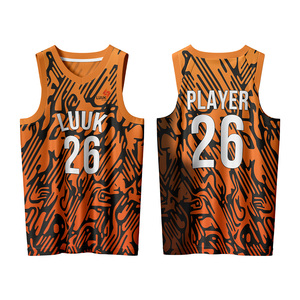 Ensemble d'uniformes de basketball unisexes modernes à imprimé géométrique pour les sports de plein air et les performances d'équipe - Product Image 3