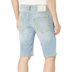Premium <b>Men</b> Distressed <b>Jeans</b> Shorts Ripped Cotton Casual Fit Lightweight Fashion Clothing For Everyday Wear And Travel - Product Image 2