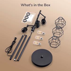 Lámpara de Pie LED de Ahorro de Energía con Marco Delgado para Oficina y Apartamento - Product Image 4