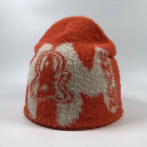 Chapeaux d'hiver en tricot chauds et colorés unisexes de qualité supérieure OEM, personnalisables - Product Image 2