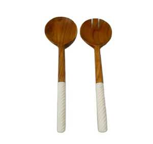 Juego de Cucharas de Resina Estilo Americano Ecológicas y Personalizables con Mango Largo para Hotel, Restaurante, Hogar y Regalos de Boda, Hecho en India - Product Image 4