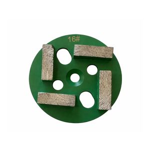 Disque de meulage diamanté HGP 4 segments haute dureté pour béton, métal, 100 mm, OEM pour le traitement des surfaces en pierre et en époxy - Product Image 1