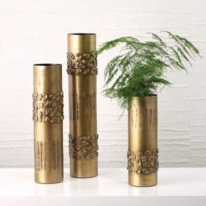 Household Metal Flower <b>Vase</b> Luxury Modern Stainless Steel Metal <b>Vases</b> <b>Unique</b> Home Decor Modern Table <b>Vase</b> - Product Image 6