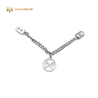 HONMEO Fabricant d'accessoires de sac à dos en alliage de zinc, étiquettes personnalisées avec logo, plaques nominatives moulées sous pression pour valises, étiquettes métalliques