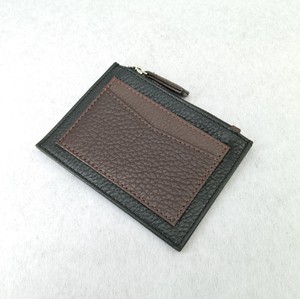 Customize Genuine leather Ladies <b>Card</b> <b>Holder</b> <b>Wallets</b> RFID Pebbled Print Coin Zipper Purse Travel Multiple Colors Bulk Tassels - Product Image 2
