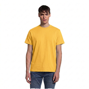 T-shirts pour hommes au style audacieux et élégant, manches courtes, tissu en coton pur tricoté, t-shirts ajustés pour hommes - Product Image 1