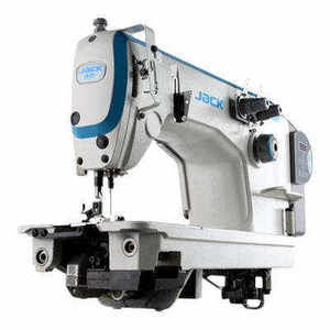 Llegada de la máquina de coser de doble aguja y bobina grande con puntada de pespunte. - Product Image 1