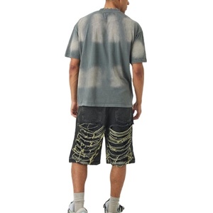 Camisetas Personalizadas con Cuello Redondo, Sin Costuras, Talla Grande, para Hombre, de Corte Holgado - Product Image 3