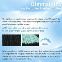 Sistema de Control de Iluminación Inteligente, Dimmer 0-10V/Triac 100-230V, Ecológico, Control Remoto, 1-6 Canales, Sistema de Iluminación para Aves de Corral