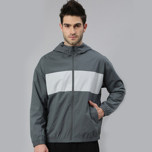 Chaqueta Cortavientos Impermeable de Alta Calidad, Ligera, de Secado Rápido, con Capucha y Cremallera, Personalizable con Logotipo, para Otoño, de Manga Larga, Tipo Softshell - Product Image 2