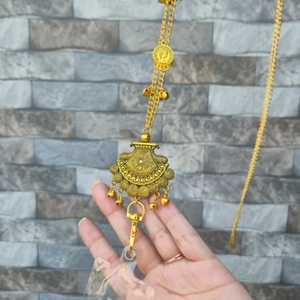 สายคล้องโทรศัพท์มือถือลายชนเผ่าสีทอง งานแฮนด์เมด ตกแต่งสวยงาม พร้อมดีไซน์แบบแขวนแบบดั้งเดิม เหมาะสำหรับเป็นของขวัญ - Product Image 5
