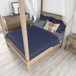 Schnauzer Hippie Dawg Funda De Almohada decorativa estándar Funda de cojín ligera súper suave de fácil cuidado - Product Image 4