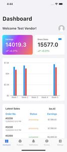 Application mobile de marché multi-vendeurs pour acheteurs et vendeurs, avec listes de produits, recherche, panier, paiements, commandes et avis. - Product Image 2