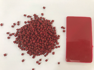 Masterbatch Rouge 30-40% Pigment Colorant Petites Granules/Pellets/Billes Porteurs LDPE+LLDPE Certifié ISO Plastique CPI 25kg/sac 0,5%-10% - Product Image 2