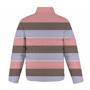 Chaqueta acolchada cómoda para hombre con relleno grueso, ideal para usar en invierno al aire libre. - Product Image 2
