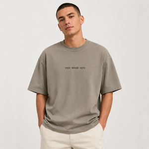 Camiseta Gráfica Extra Grande Personalizada para Hombre, Estilo Urbano, Proveedor Mayorista - Product Image 2