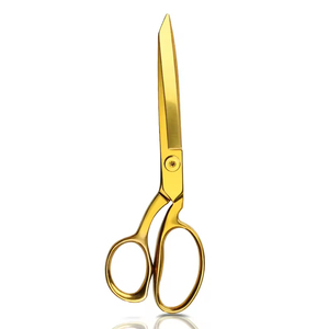 Professional High Quality Heavy Duty Tailor <b>Scissors</b> Ultra Sharp Stainless Steel <b>Sewing</b> Fabric Shears Zinc Alloy Handles - Product Image 4