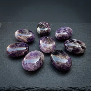 Pierre de palmier en améthyste naturelle polie, cristal violet, fournisseur en gros de pierres précieuses d'Inde - Product Image 2