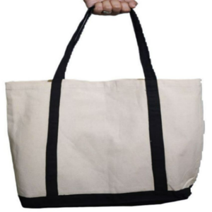 100% Organic Cotton Tote Bag-<b>Large</b> Capacity Premium Quality Eco-Friendly Recyclable Customizable Silk Screen <b>Printed</b> Logo for - Product Image 5