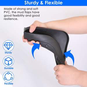 Guardabarros de Repuesto sin Perforación para Tesla Model Y, Protección contra Sedimentos con Accesorios para Camioneta - Product Image 3