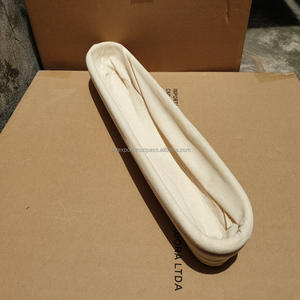 Panier à pain rectangulaire en rotin fait main pour la levée du pain, 25x18x8cm, blanc, écologique, vente en gros Vietnam, échantillon gratuit - Product Image 4