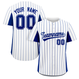 Maillot de baseball personnalisé à rayures fines, manches courtes, boutonné, uniforme d'équipe, vêtements de sport, fabricant OEM ODM, vente en gros - Product Image 3