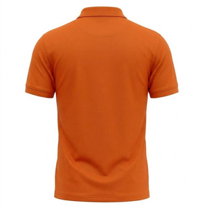 High Quality 100% Cotton Plain <b>Orange</b> <b>Polo</b> Shirt Breathable Quick Dry Sport Golf <b>Polo</b> for Men Uniform - Product Image 4