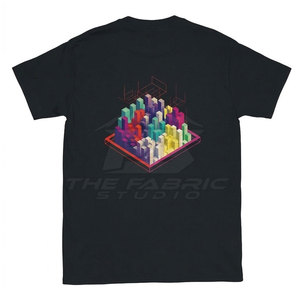 Suministro al por Mayor de Camisetas DTF Premium 2026, Diseño Personalizado, Transpirables, Ecológicas, de Tela de Felpa Suave de Poliéster/Algodón - Product Image 3