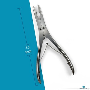 Ijrak Surgical Manual Veterinary Orthopedic Rongeur Surgical Bone Crushing Forceps Stainless Steel Reusable Instrument Set CE - Product Image 3