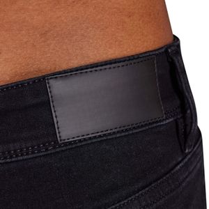 Vaqueros rotos para hombre con efecto spray, negros, de talle alto, elásticos, de ajuste extremo, estilo skinny, estilo urbano, vaqueros de moda para hombre - Product Image 5