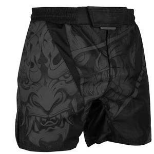 Black Color <b>Unique</b> Design Best Supplier OEM Service With Own Logo Print Comfortable Wear MMA Short For Men BY TEENS INDUSTRIES - Product Image 1