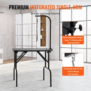 Stazione di Toelettatura per Cani di Taglia Media e Piccola 32FT X18FT con Braccio Pieghevole e Morsetto Alimentato a Batteria per Gatti - Product Image 4